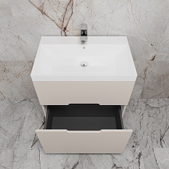 Style Line Тумба под раковину Матис 70 крем – фотография-5